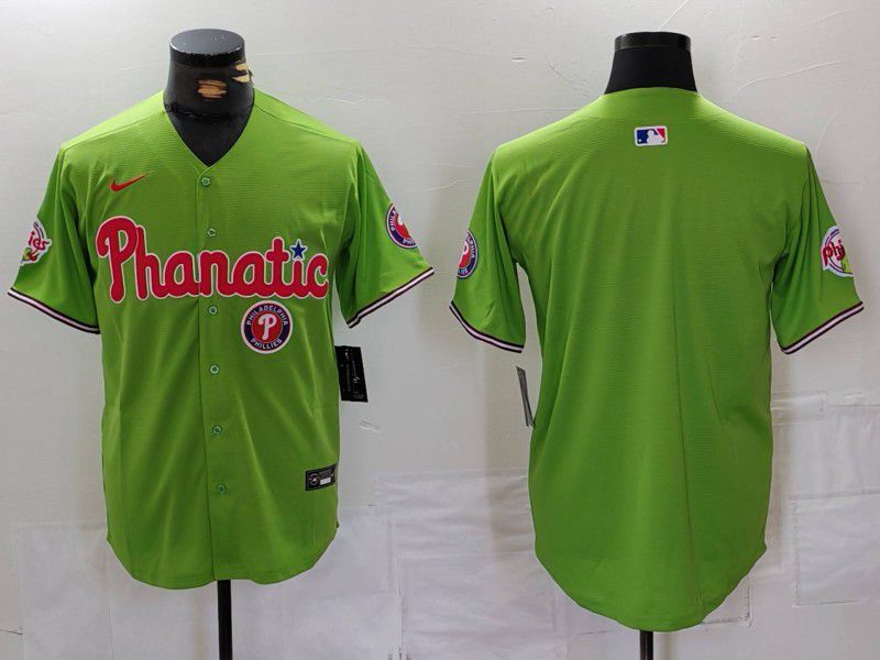 Men Philadelphia Phillies Blank Green Jointly 2024 Nike MLB Jersey style 8021->philadelphia phillies->MLB Jersey